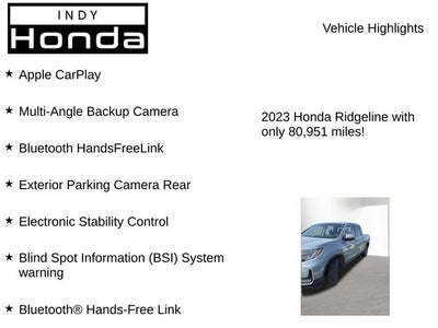 2023 Honda Ridgeline RTL
