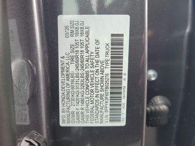 2026 Honda Ridgeline TrailSport