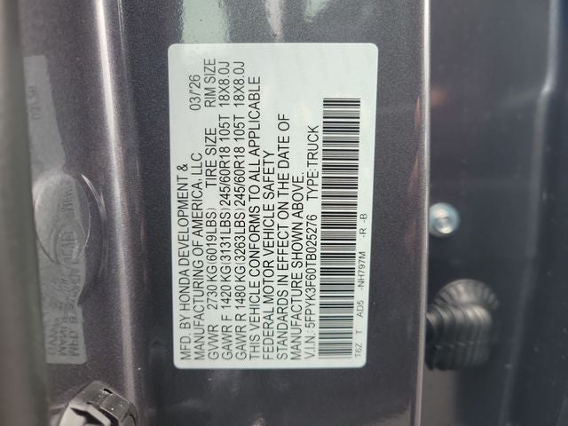 2026 Honda Ridgeline TrailSport