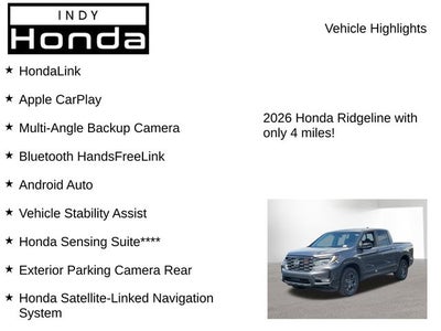 2026 Honda Ridgeline TrailSport