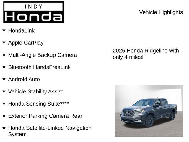 2026 Honda Ridgeline TrailSport