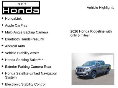 2026 Honda Ridgeline TrailSport