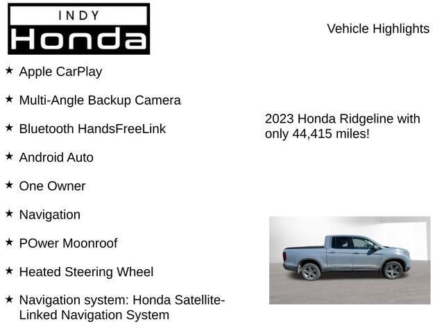 2023 Honda Ridgeline RTL-E
