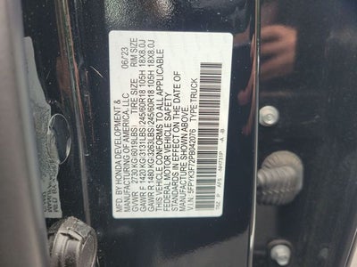 2023 Honda Ridgeline RTL-E