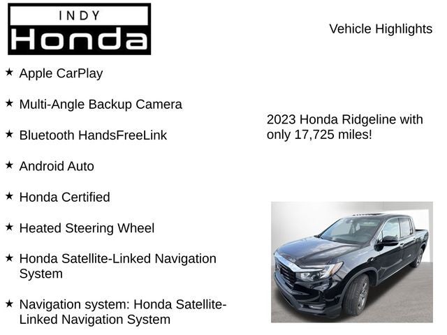 2023 Honda Ridgeline RTL-E