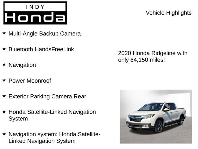 2020 Honda Ridgeline RTL-E