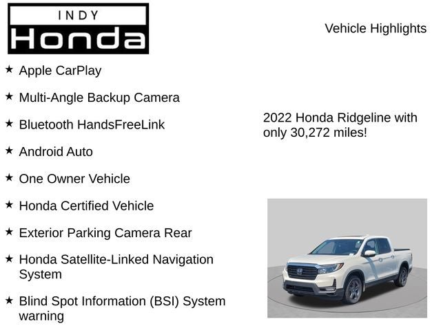 2022 Honda Ridgeline RTL-E