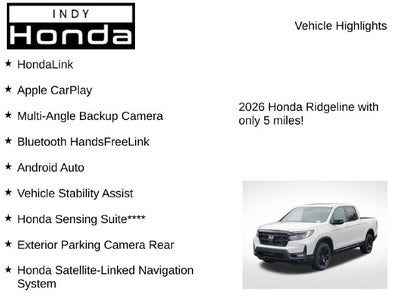 2026 Honda Ridgeline Black Edition