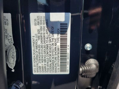 2026 Honda Ridgeline Black Edition