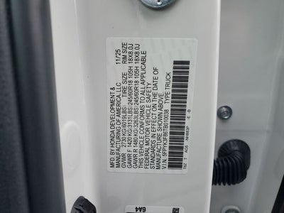 2026 Honda Ridgeline Black Edition