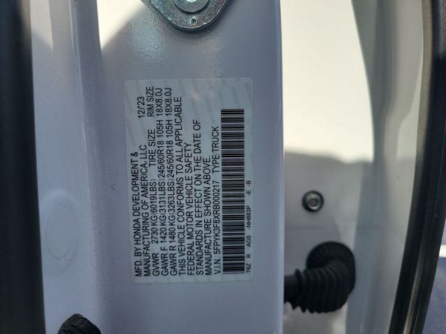 2024 Honda Ridgeline Black Edition