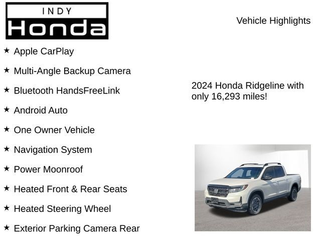 2024 Honda Ridgeline Black Edition