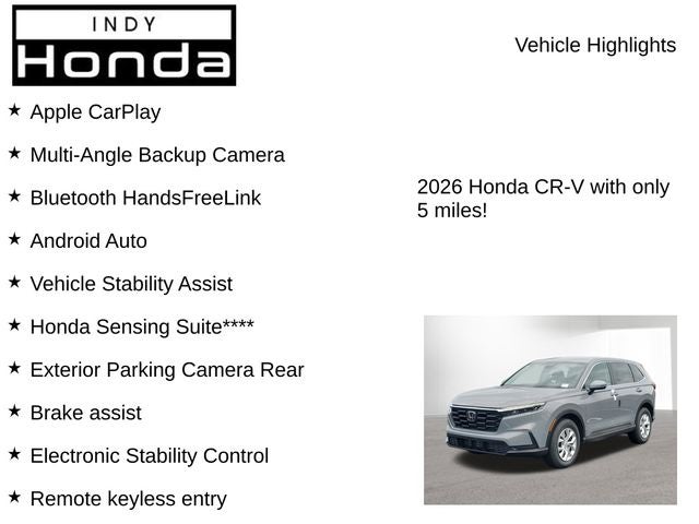 2026 Honda CR-V LX
