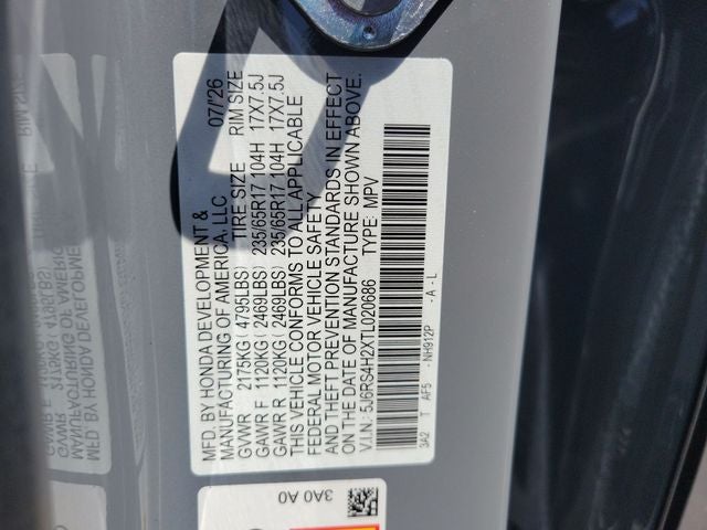 2026 Honda CR-V LX
