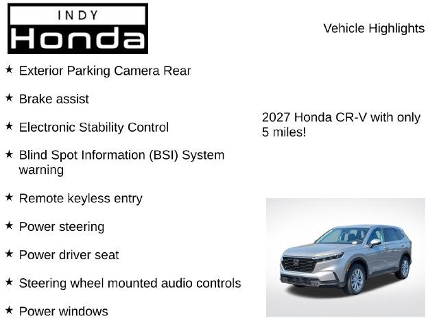 2027 Honda CR-V EX