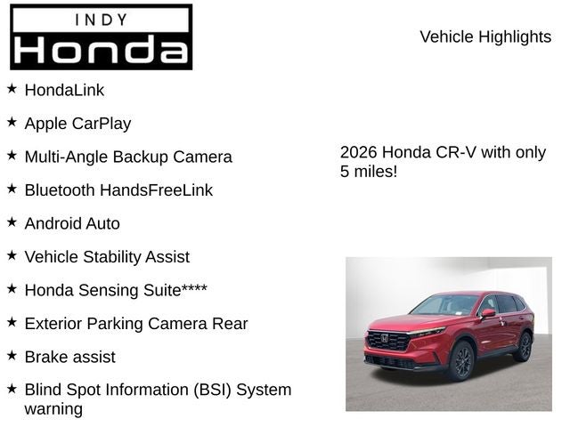 2026 Honda CR-V EX-L