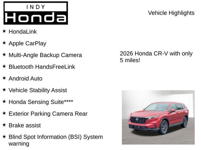 2026 Honda CR-V EX-L