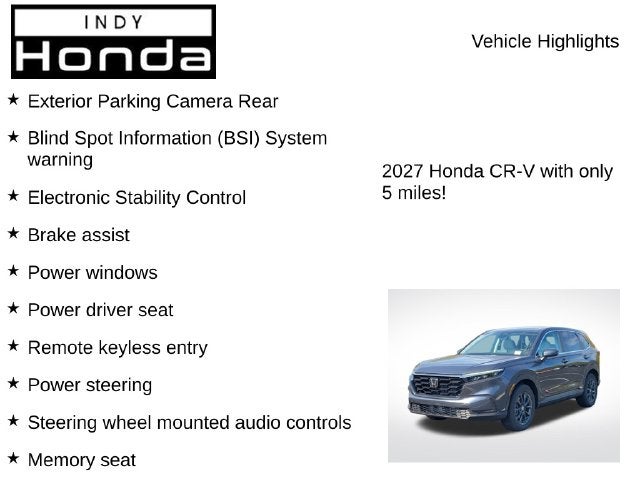 2027 Honda CR-V EX-L