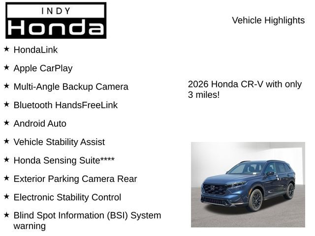 2026 Honda CR-V Hybrid Sport-L