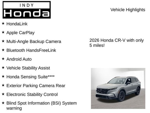 2026 Honda CR-V Hybrid Sport-L