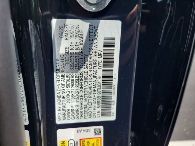 2026 Honda CR-V Hybrid Sport Touring