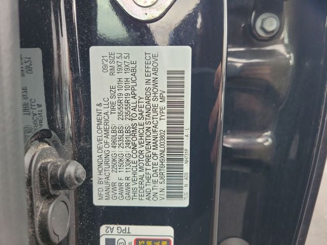 2022 Honda CR-V Hybrid Touring