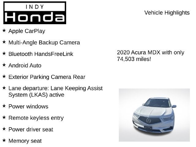 2020 Acura MDX 3.5L SH-AWD