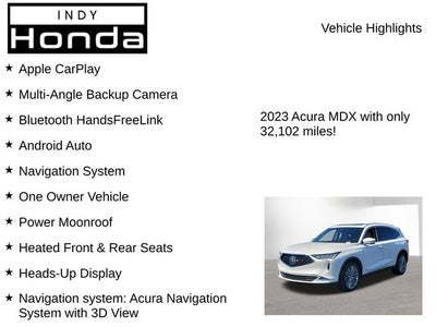 2023 Acura MDX Advance SH-AWD