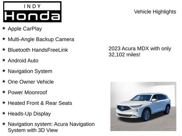 2023 Acura MDX Advance SH-AWD