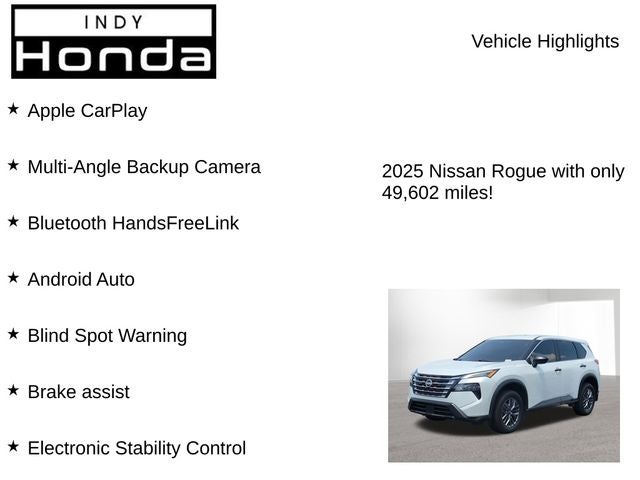 2025 Nissan Rogue S