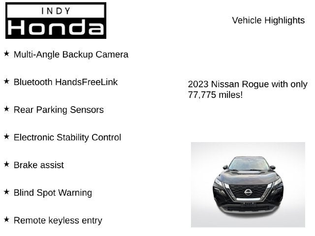 2023 Nissan Rogue S