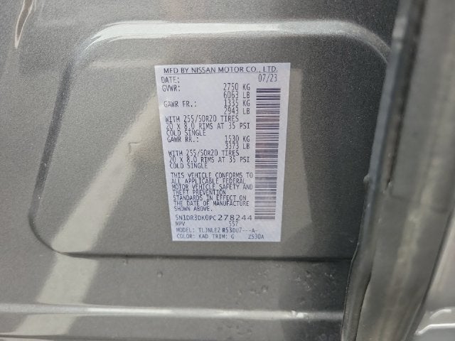 2023 Nissan Pathfinder Platinum
