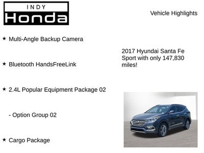 2017 Hyundai Santa Fe Sport 2.4 Base