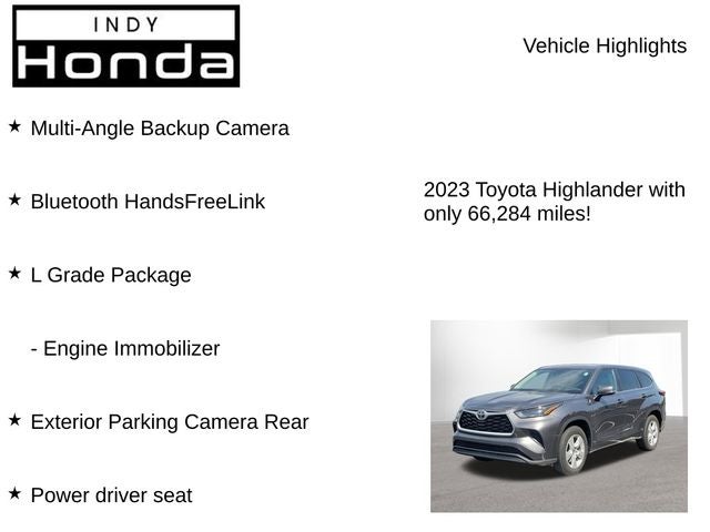 2023 Toyota Highlander L