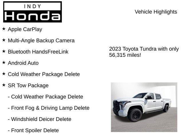 2023 Toyota Tundra SR