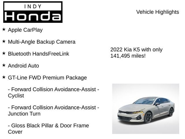 2022 Kia K5 GT-Line