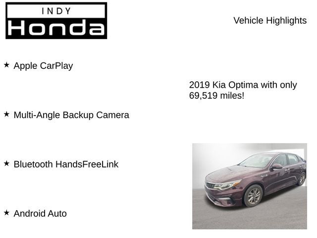 2019 Kia Optima LX