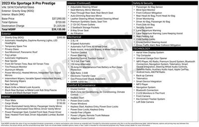 2023 Kia Sportage X-Pro Prestige