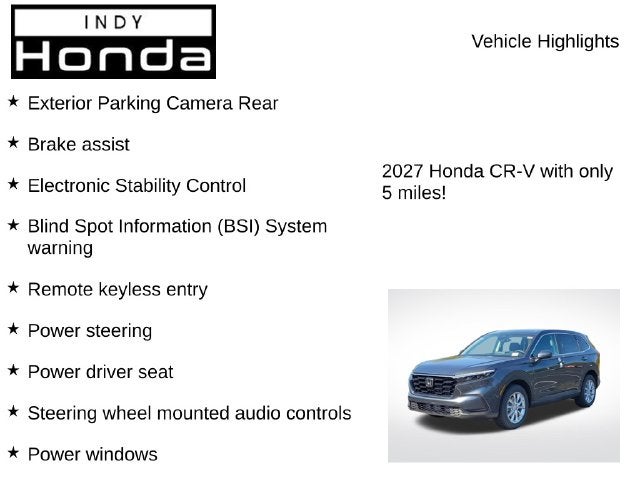 2027 Honda CR-V EX