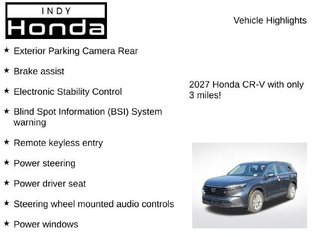 2027 Honda CR-V EX