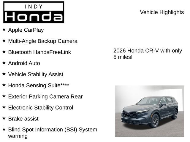 2026 Honda CR-V EX-L