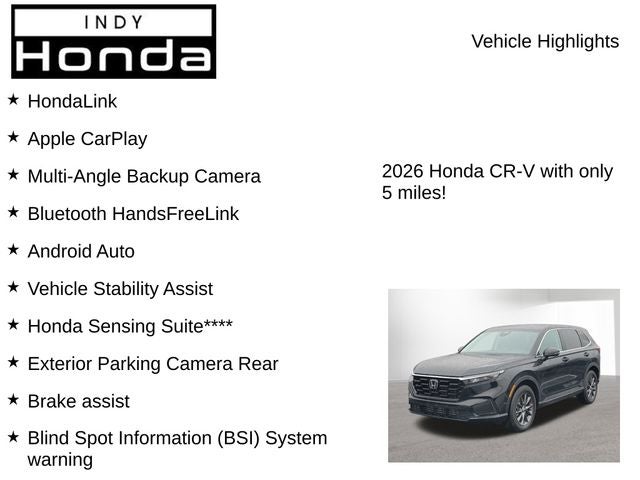 2026 Honda CR-V EX-L