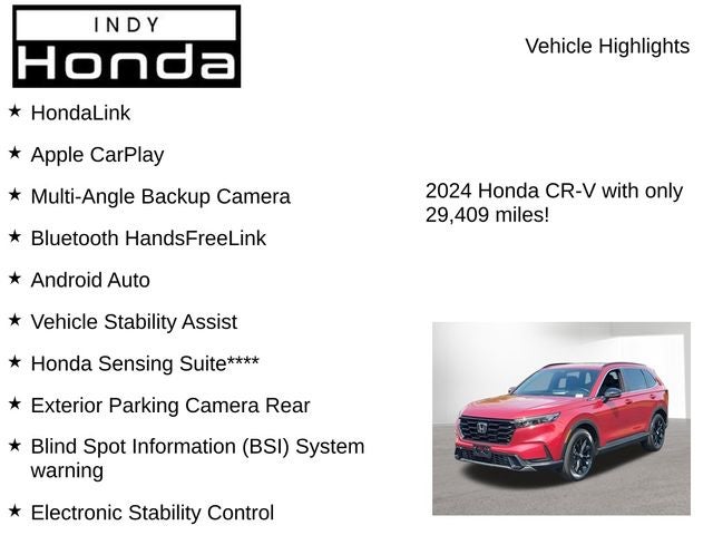 2024 Honda CR-V Hybrid Sport