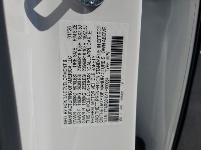 2026 Honda CR-V Hybrid Sport