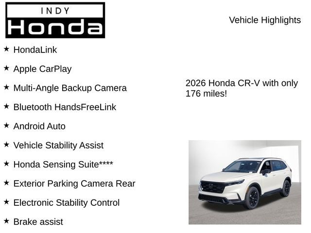 2026 Honda CR-V Hybrid Sport