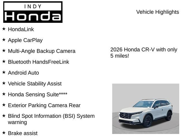 2026 Honda CR-V Hybrid Sport