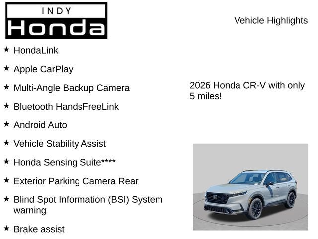 2026 Honda CR-V Hybrid Sport