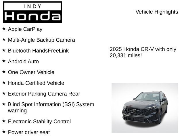 2025 Honda CR-V Hybrid Sport