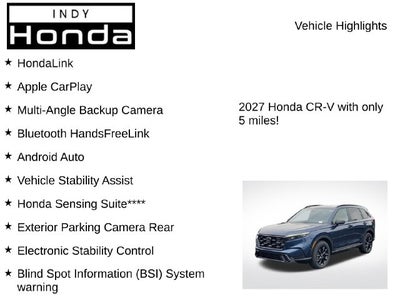 2027 Honda CR-V Hybrid Sport