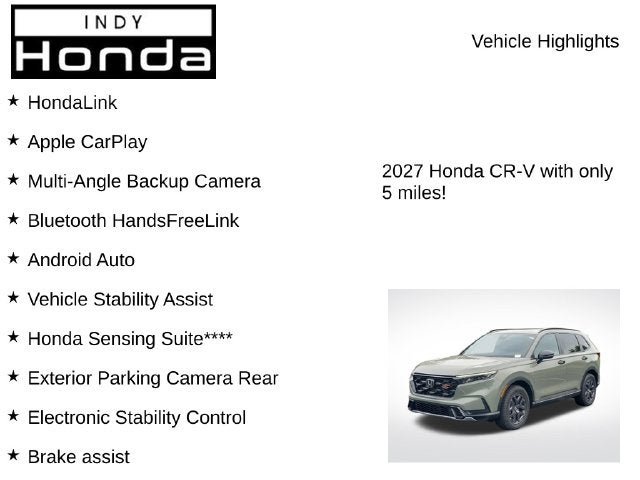 2027 Honda CR-V Hybrid TrailSport